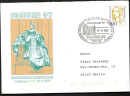 Bund PU350 D1/004 SOPHIE CHARLOTTE VON HANNOVER Sost. Berlin 1997 Gelaufen - Enveloppes Privées - Oblitérées