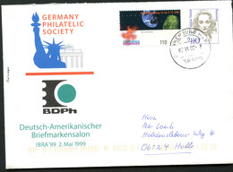 Bund PU351 D1/004 DEUTSCH-AMERIKANISCHER SALON Gelaufen 2000 - Privé Briefomslagen - Gebruikt
