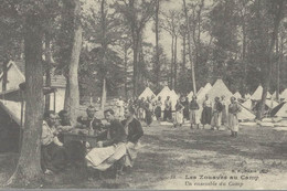 CARTE D'AUTREFOIS  GUERRES ET MILITAIRES ILE-DE-FRANCE DROLE DE ZOUAVE - Ile-de-France