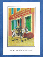 CPM 1939 POSTE Et Facteur : Le Transport Du Courrier à Dos D' âne Dans Le Var Bureau De Poste De Gassin Dessin Delzers - Poste & Facteurs