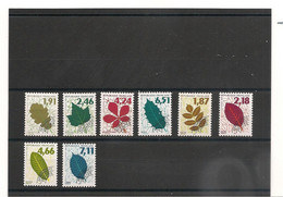 FRANCE Années 1994/96  Feuilles D'arbres : N° Y/T : 232/239 ** Côte : 17,00 € - 1989-2008