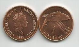 Saint Helena And Ascension 1 Penny 1997. - Sint-Helena