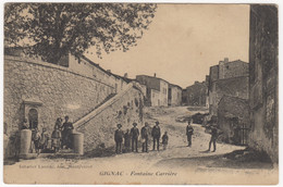 34 - GIGNAC +++ Fontaine Carrière +++ - Gignac