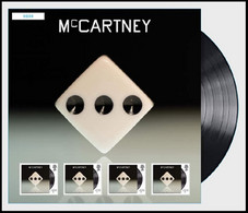 GROSSBRITANNIEN GRANDE BRETAGNE GB 2021 MUSIC GIANTS V PAUL MCCARTNEY MCCARTNEY III ALBUM FAN COLLECTIBLES SHEET - Ongebruikt
