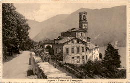 Lugano - Chiesa Di Castagnola (215) * 3. 7. 1914 - Agno