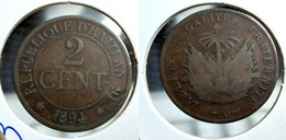 Haiti 2 Cent 1894 (G#01-13) - Haití