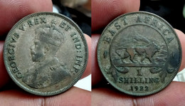 East Africa 1 Shilling 1922 Km#21 (G#01-25) - Colonia Britannica