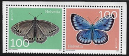 SUIZA /SHWEIZ /SWITZERLAND / HELVETIA  -EUROPA 2021 -ENDANGERED NATIONAL WILDLIFE"- SERIE Tipo 2 Mint - CH - SUP - 2021