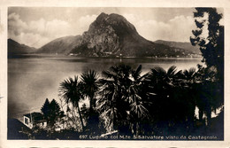 Lugano Col Mte. S. Salvatore Vista Da Castagnola (697) * 15. 10. 1928 - Agno