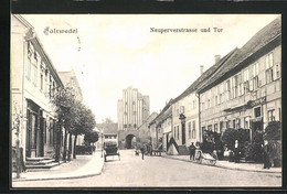 AK Salzwedel, Neuperverstrasse Mit Tordurchblick - Salzwedel