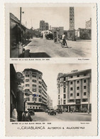 CPSM - CASABLANCA (Maroc) - Autrefois Et Aujourd'hui - Entrée De La Rue Blaise Pascal - 1922 Et 1938 - Casablanca