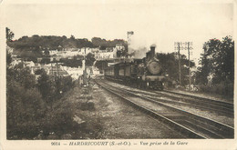 CPA FRANCE 78 "Hardricourt, Vue Prise De La Gare" - Hardricourt