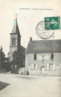 CPA FRANCE 78 "Auffargis, L'église Et Le Presbytère" - Auffargis