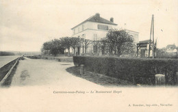 CPA FRANCE 78 "Carrières Sous Poissy, Le Restaurant Hayet" - Carrieres Sous Poissy