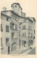 CPA FRANCE 01 "Trévoux, Grande Rue" / BOUCHERIE - Trévoux