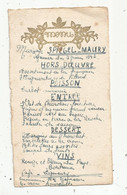 Menu ,mariage , 1947, 165 X 95 Mm , Frais Fr 1.55 E - Menus