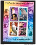 TAAF BF  8 Faune Antarctique  Neuf ** MNH Sin Charmela Cote 16.8 - Blocs-feuillets