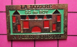 SP06 Pin's Pins / Beau Et Rare / THEME : VILLES / LA LOZERE A PLEIN POUMON CC DU BOY - Voile