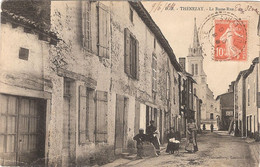 CPA Thenezay La Basse Rue 79 Deux Sèvres - Thenezay