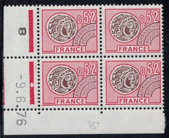 PREO - N°139 - BLOC DE 4 - COIN DATE -  9-6-1976 - COTE 2€50 - Precancels