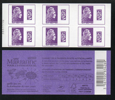 CARNET 6TP YSEULT YZ - TVP INTERNATIONAL -  UNE MARIANNE POUR L'INTERNATIONAL - NUMERO 36635xx - NEUF - NON PLIE - Modernes : 1959-...