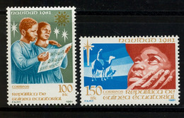 GUINEA ECUATORIAL , ED. 30 / 31 ** , NAVIDAD 1981 - Equatoriaal Guinea