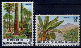 GUINEA ECUATORIAL , ED. 47 / 48 ** , FLORA AUTÓCTONA - Äquatorial-Guinea