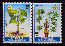 GUINEA ECUATORIAL , ED. 55 / 56 ** , DIA MUNDIAL DE LA ALIMENTACIÓN - Guinée Equatoriale