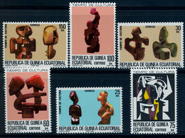 GUINEA ECUATORIAL , ED. 57 / 62 ** , TIEMPO DE CULTURA , ARTE TRIBAL - Equatorial Guinea