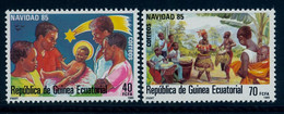 GUINEA ECUATORIAL , ED. 71 / 72 ** , NAVIDAD 1985 - Äquatorial-Guinea