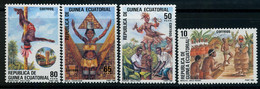 GUINEA ECUATORIAL , ED. 77 / 80 ** , FOLCLORE - Equatorial Guinea