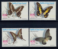 GUINEA ECUATORIAL , ED. 296 / 299  **, MARIPOSAS DE ÁFRICA , BUTTERFLIES , PAPILLON - Guinée Equatoriale