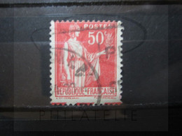 VEND BEAU TIMBRE DE FRANCE N° 283 , PIQUAGE DECALE !!! (a) - Used Stamps