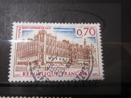 VEND BEAU TIMBRE DE FRANCE N° 1501 , CADRE BRISE A DROITE !!! - Used Stamps