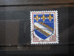 VEND BEAU TIMBRE DE FRANCE N° 1353 , JAUNE DECALE !!! - Used Stamps