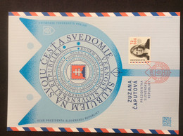 Slovaquie 2019 NL Grande Carte Maximum Élection Présidente République Zuzana Caputova - FDC