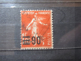 VEND BEAU TIMBRE DE FRANCE N° 227 , " T " DE " POSTES " TRONQUE !!! - Used Stamps