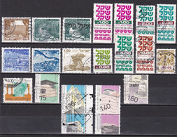 Israel - Freimarken Mit Unterschiedlichen Phosphorstreifen - Gestempelt Used - Collections, Lots & Series