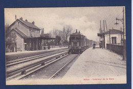 CPA [94] Val De Marne > Ablon Sur Seine Train Gare Station Chemin De Fer Circulé - Ablon Sur Seine