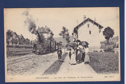 CPA [88] Vosges > Gerardmer Station Chemin De Fer écrite Train - Gerardmer