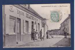 CPA [78] Yvelines Bazainville Commerce Shop Devanture Magasin Circulé - Otros & Sin Clasificación