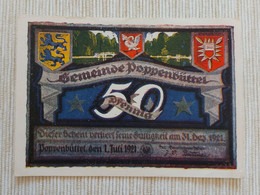 Germany 1921 - Notgeld Poppenbüttel - 50 Pfenning - UNC - Ohne Zuordnung