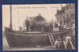 CPA [80] Somme > Cayeux Sur Mer Baptême D'une Barque Circulé - Cayeux Sur Mer