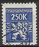 TCHECOSLOVAQUIE   -    SERVICE  -  1946.   Y&T N° 5 Oblitéré.    Lion Héraldique. - Official Stamps