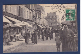 CPA [50] Manche > Saint Hilaire Du Harcouet Commerce Shom Magasins Circulé - Saint Hilaire Du Harcouet