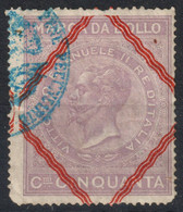 ITALY - Revenue Tax Stamp - MARCA DA BOLLO - Used -  50 Cent. - Fiscali