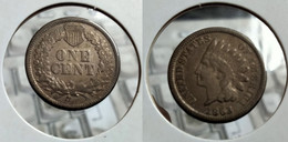 United States One Cent 1863 Indian Head Km#90 (G#01-40) - 1859-1909: Indian Head