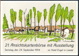 °°° 27540 - SWITZERLAND - BL - HOTEL ENGEL IM LIESTAL - BIEL BENKEN - 1994 With Stamps °°° - Liestal