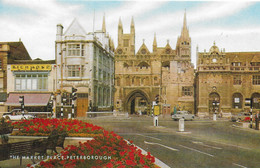 THE MARKET PLACE, PETERBOROUGH, CAMBRIDGESHIRE, ENGLAND. UNUSED POSTCARD  Pa2 - Altri & Non Classificati