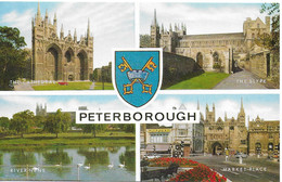 SCENES FROM PETERBOROUGH, CAMBRIDGESHIRE, ENGLAND. UNUSED POSTCARD  Pa3 - Altri & Non Classificati